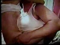 Hot whore getting stretched in the pussy by incest dad